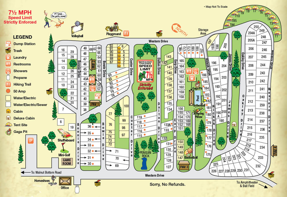 Western Village Rv Park Site Map Rules